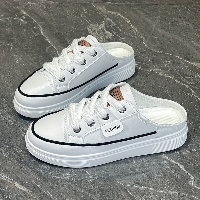Chic Platform Mule Sneakers: Effortless Style for Casual Days