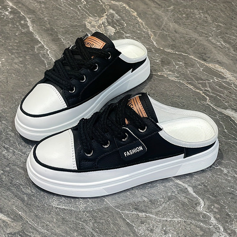 Chic Platform Mule Sneakers: Effortless Style for Casual Days