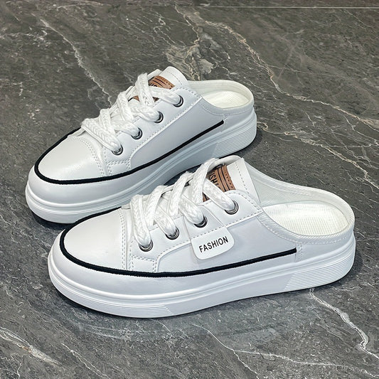 Chic Platform Mule Sneakers: Effortless Style for Casual Days