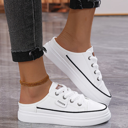 Chic Platform Mule Sneakers: Effortless Style for Casual Days